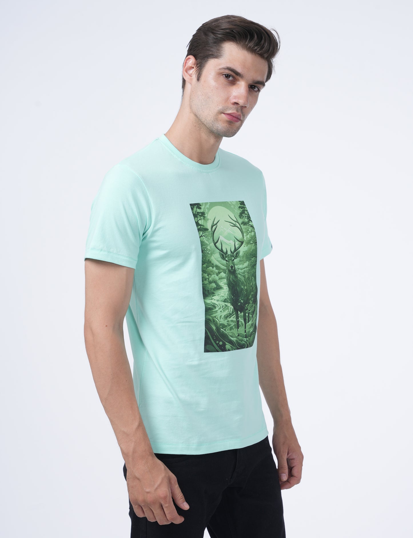 Men T-shirt - Brook green - UN007
