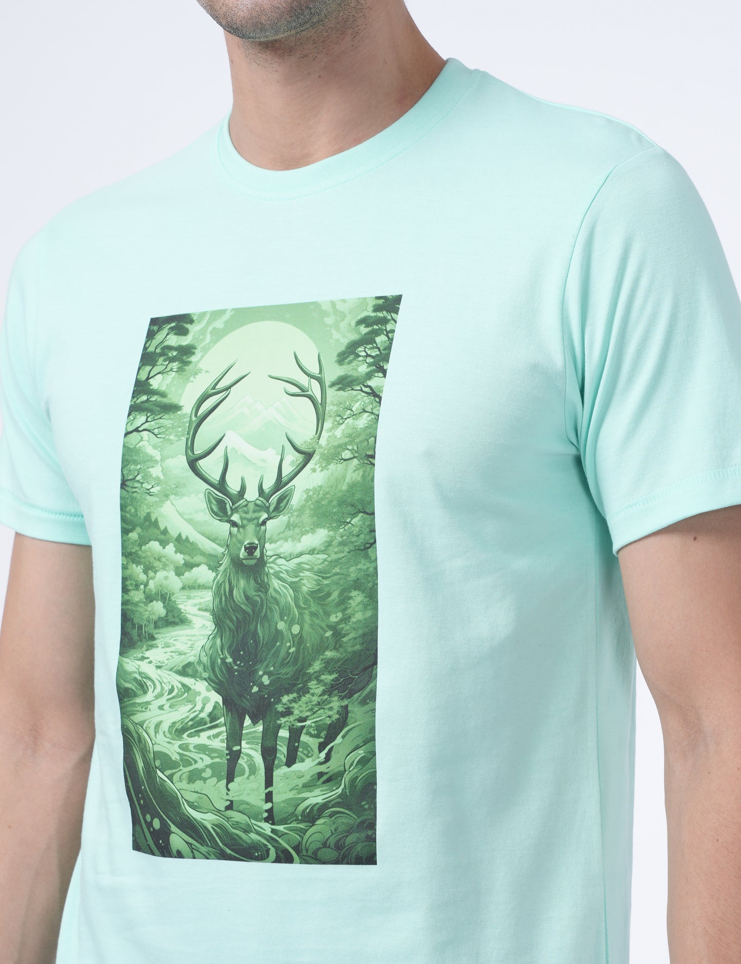 Men T-shirt - Brook green - UN007