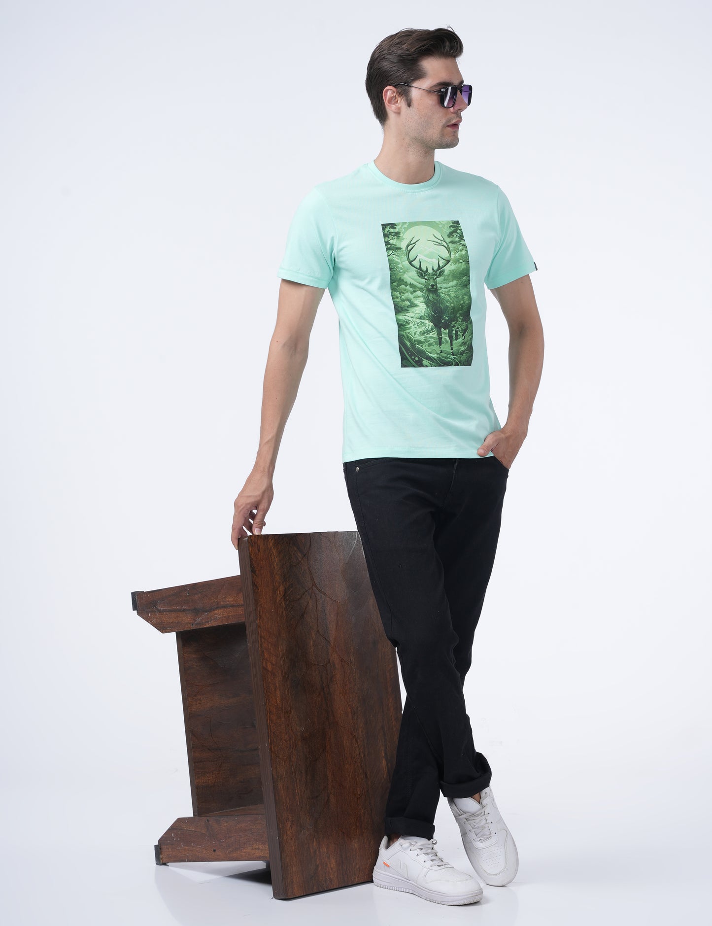 Men T-shirt - Brook green - UN007
