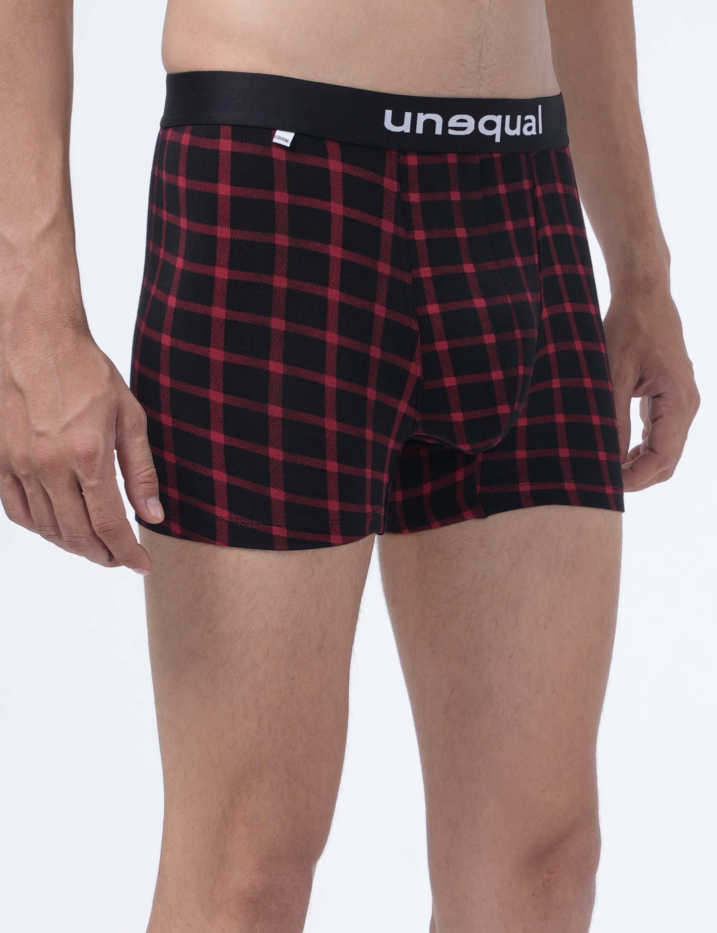 Men Trunks - Red checked - UN028