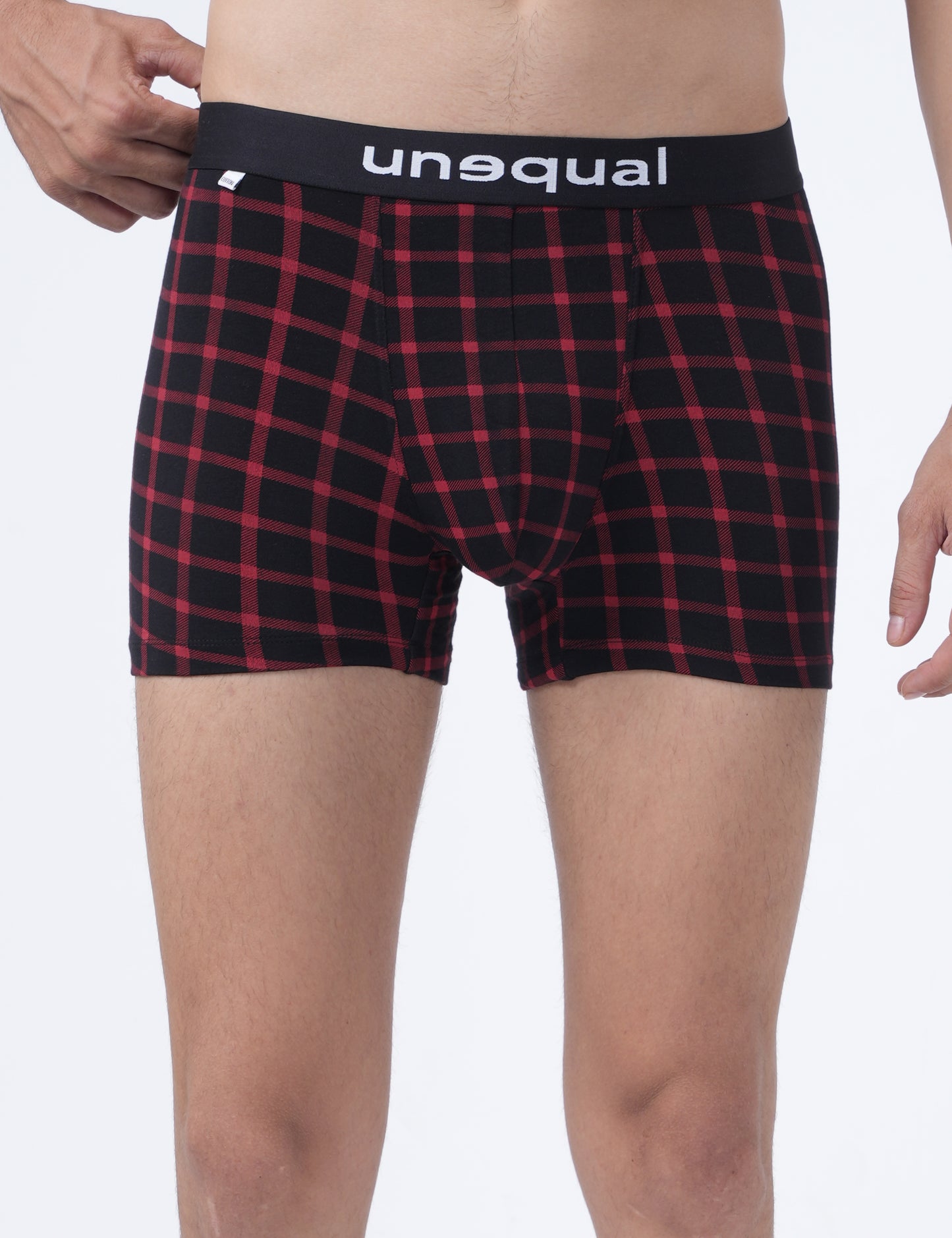 Men Trunks - Red checked - UN028
