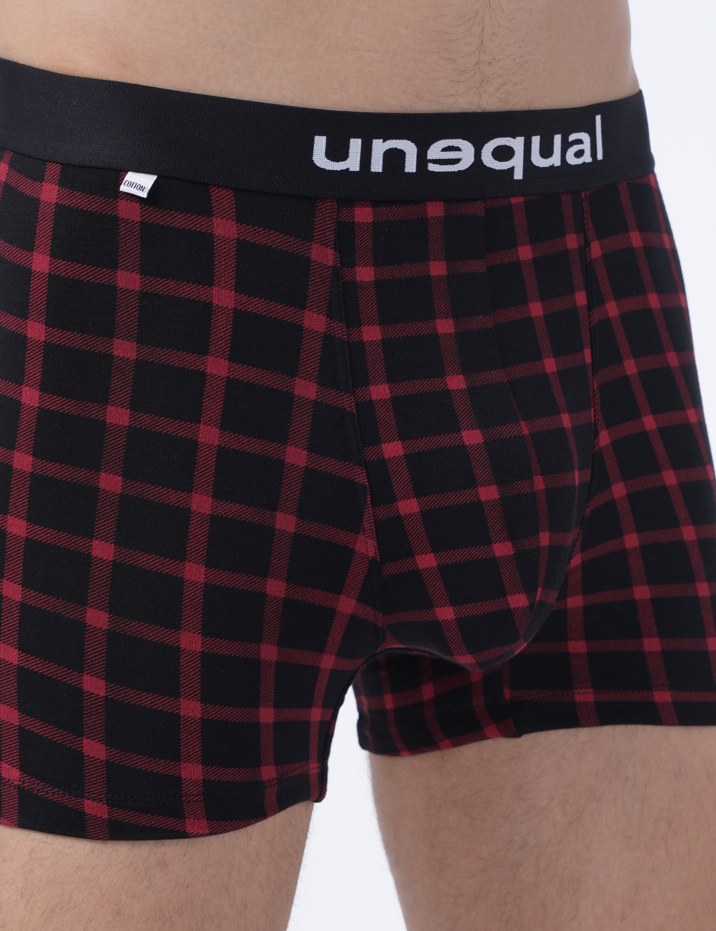 Men Trunks - Red checked - UN028