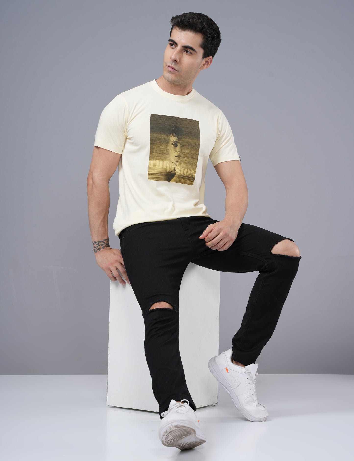Men T-shirt - After glow - UN001