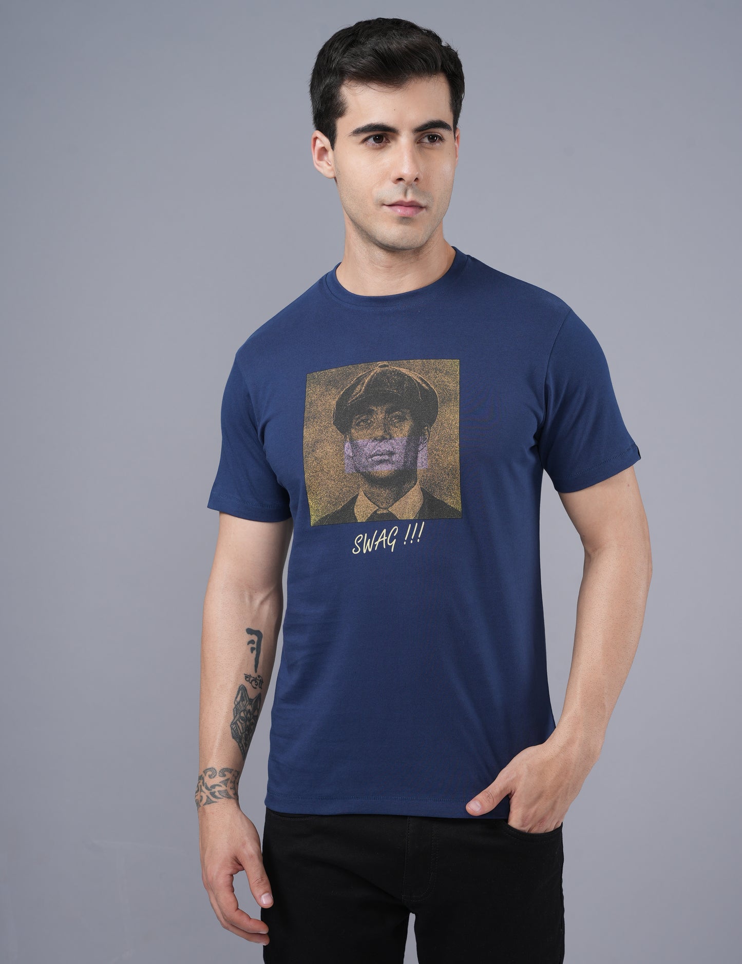 Men T-shirt - Pageant blue- UN003