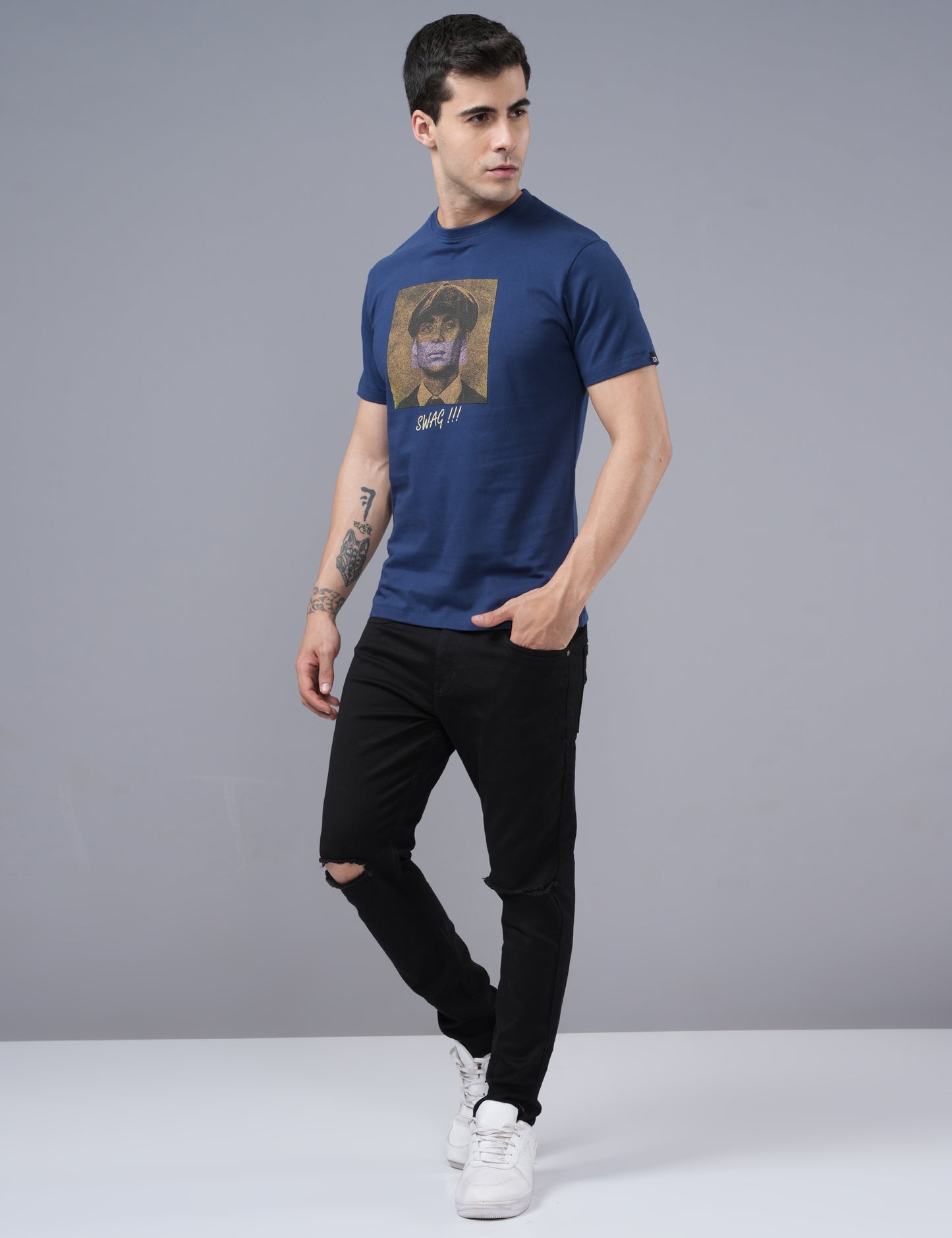 Men T-shirt - Pageant blue- UN003