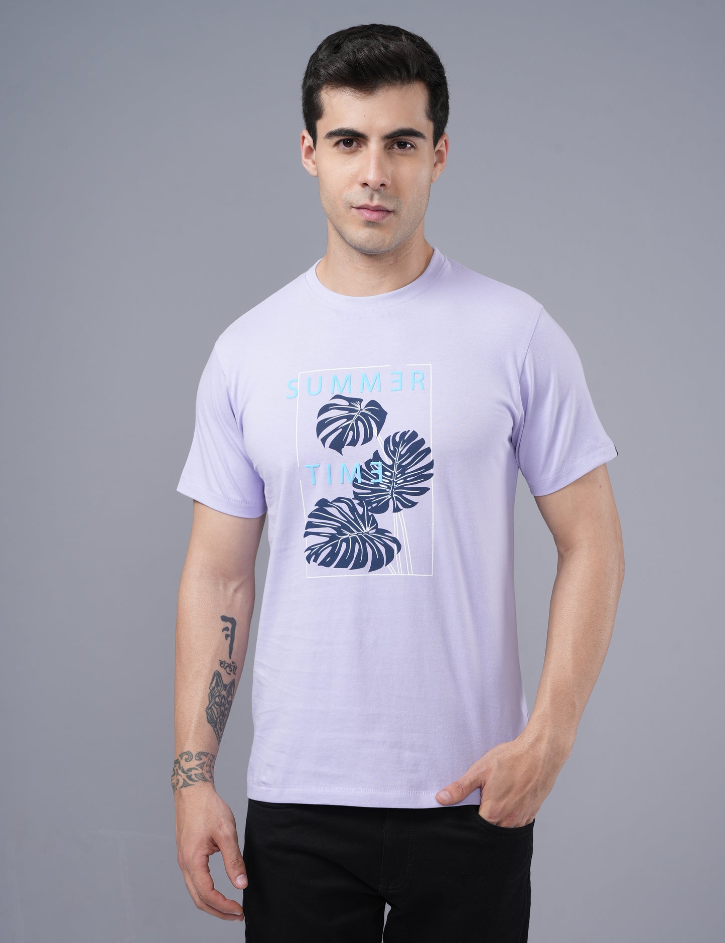 Men T-shirt - Purple heather- UN004