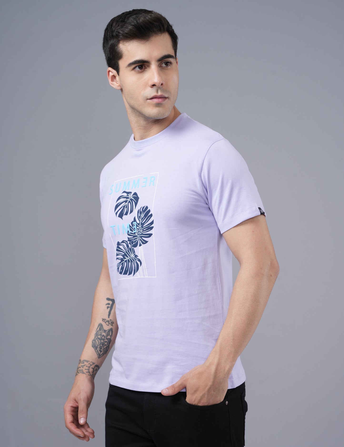 Men T-shirt - Purple heather- UN004