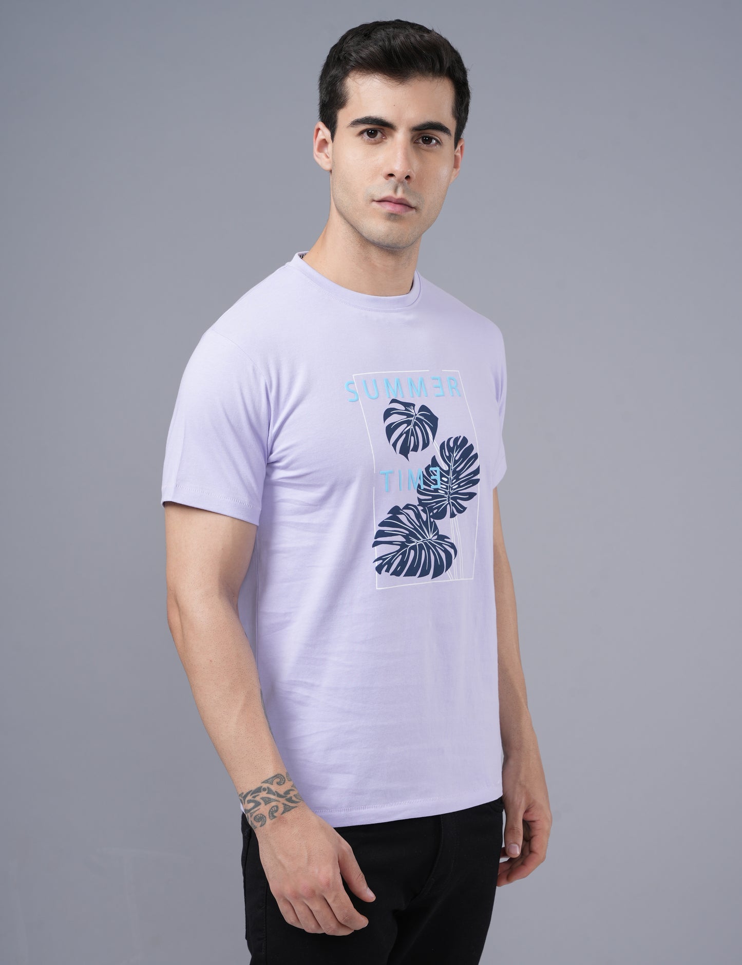 Men T-shirt - Purple heather- UN004