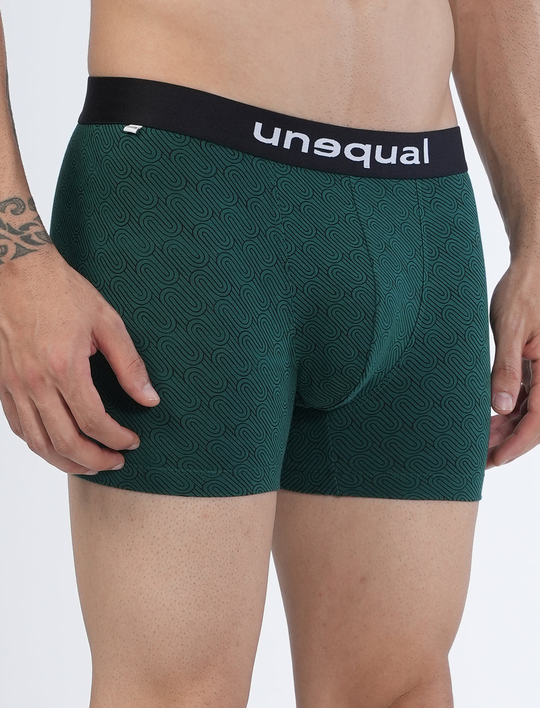 Men Trunks - Green AOP - UN022
