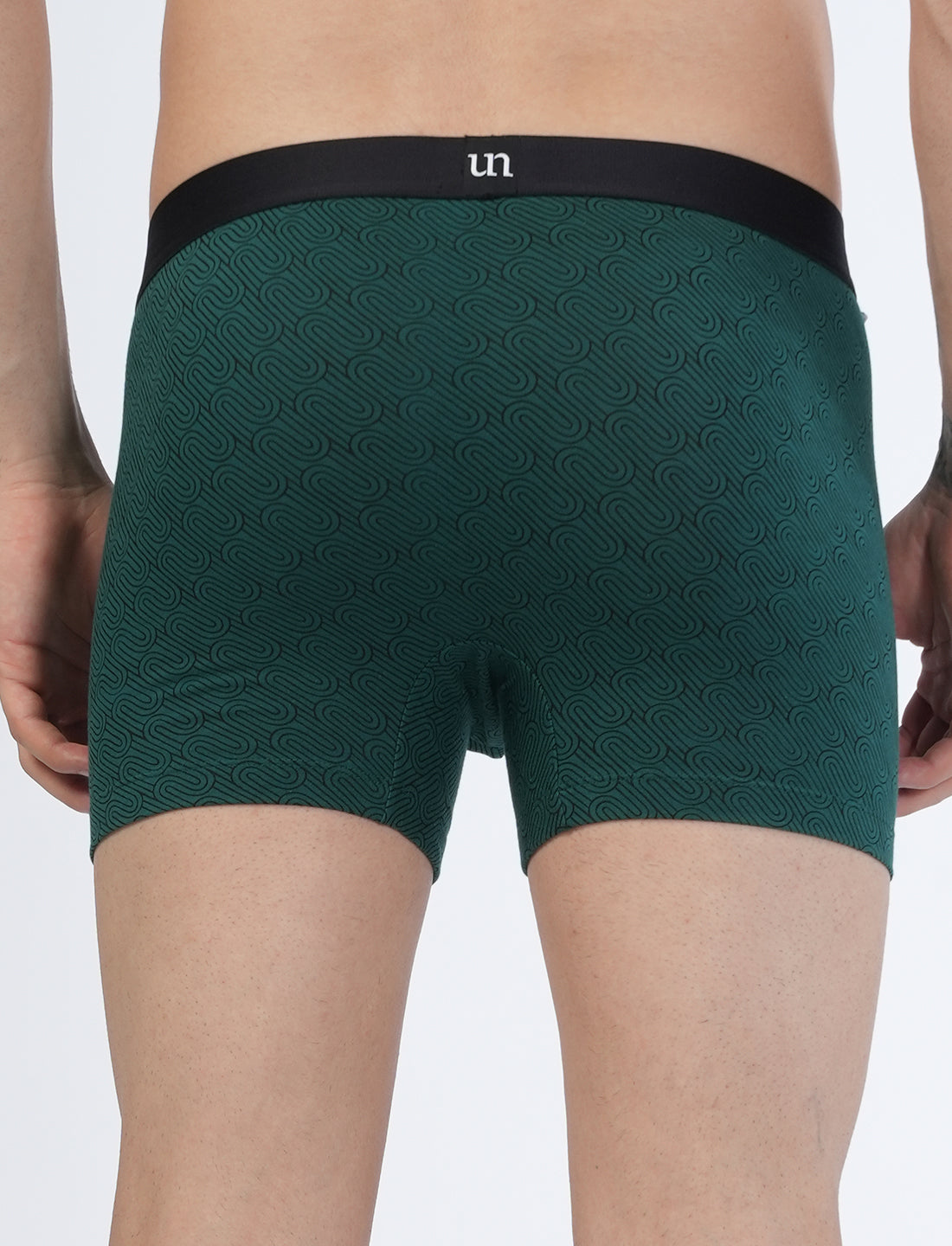 Men Trunks - Green AOP - UN022