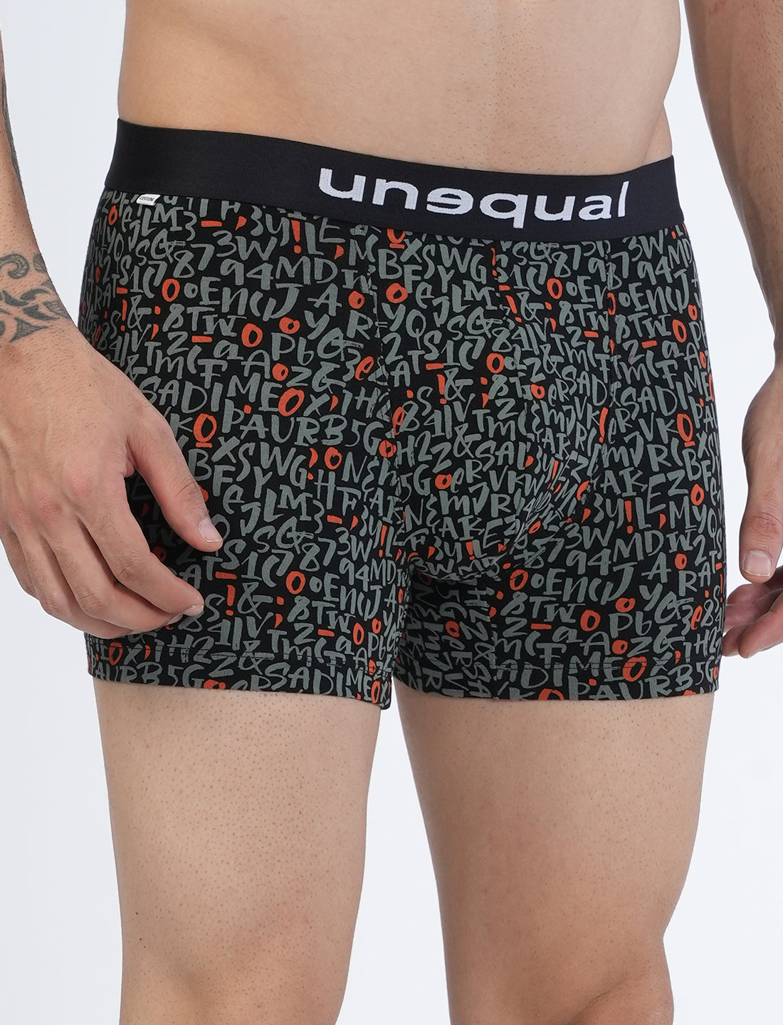 Men Trunks - Black AOP - UN014