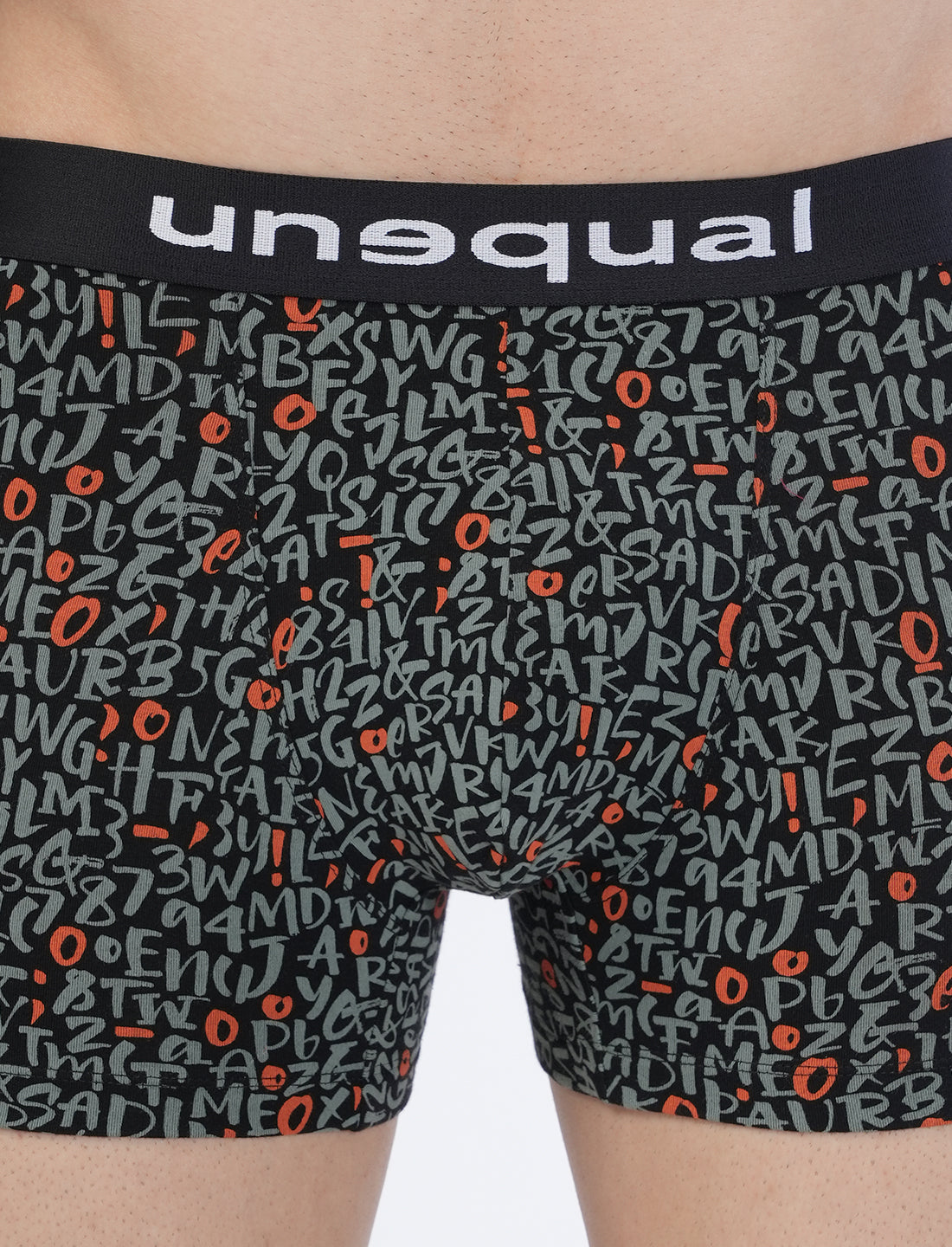 Men Trunks - Black AOP - UN014