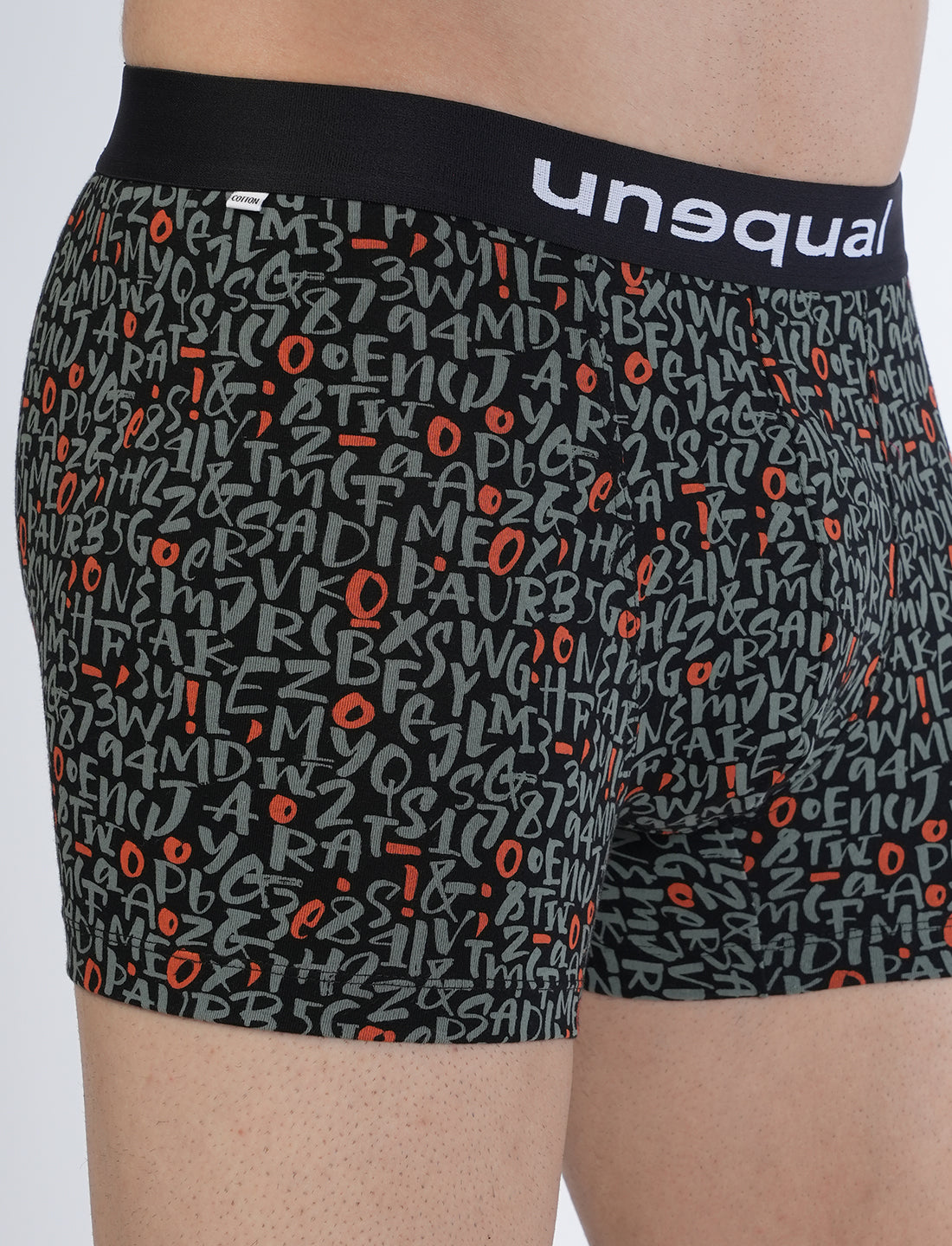 Men Trunks - Black AOP - UN014