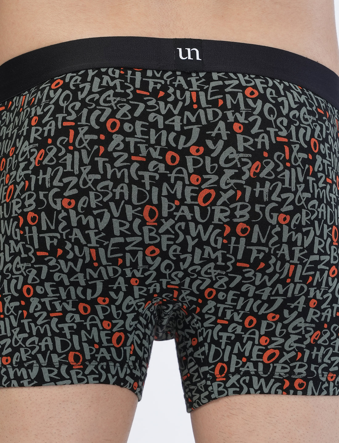 Men Trunks - Black AOP - UN014