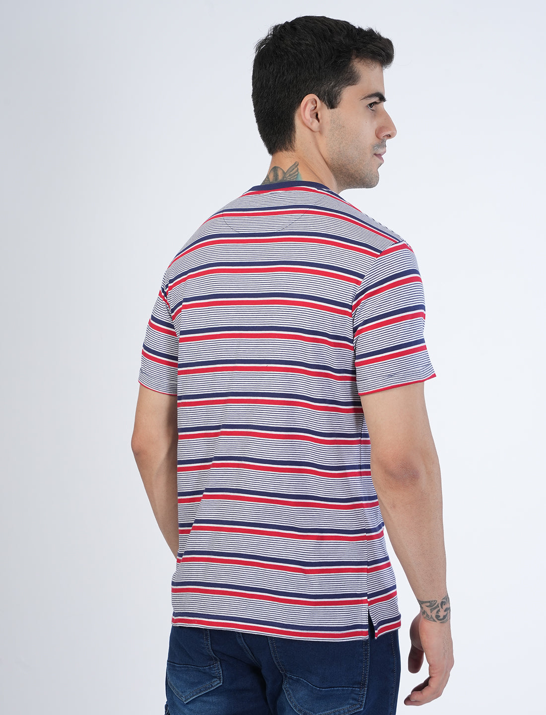 Men T-shirt - Striped - UN011