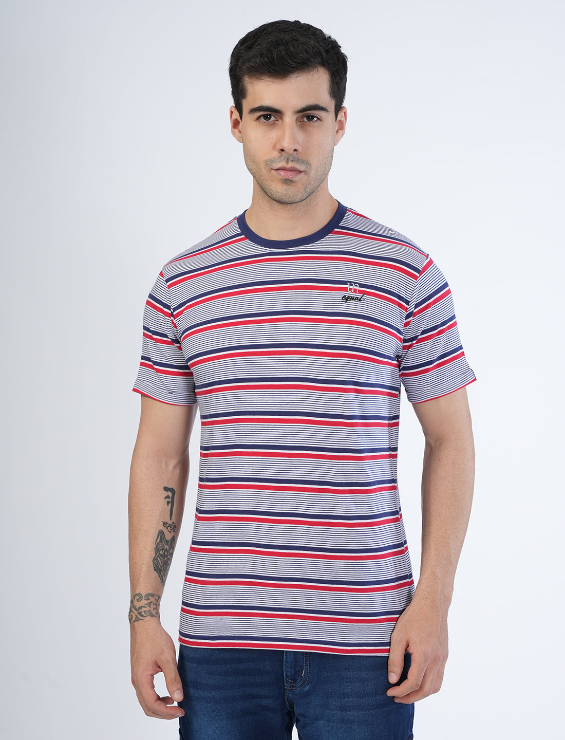 Men T-shirt - Striped - UN011
