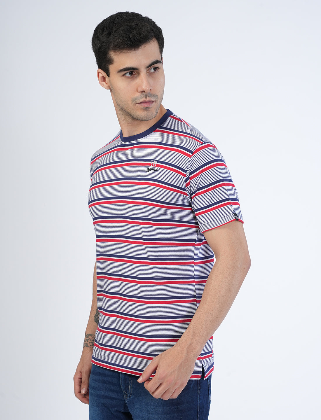Men T-shirt - Striped - UN011