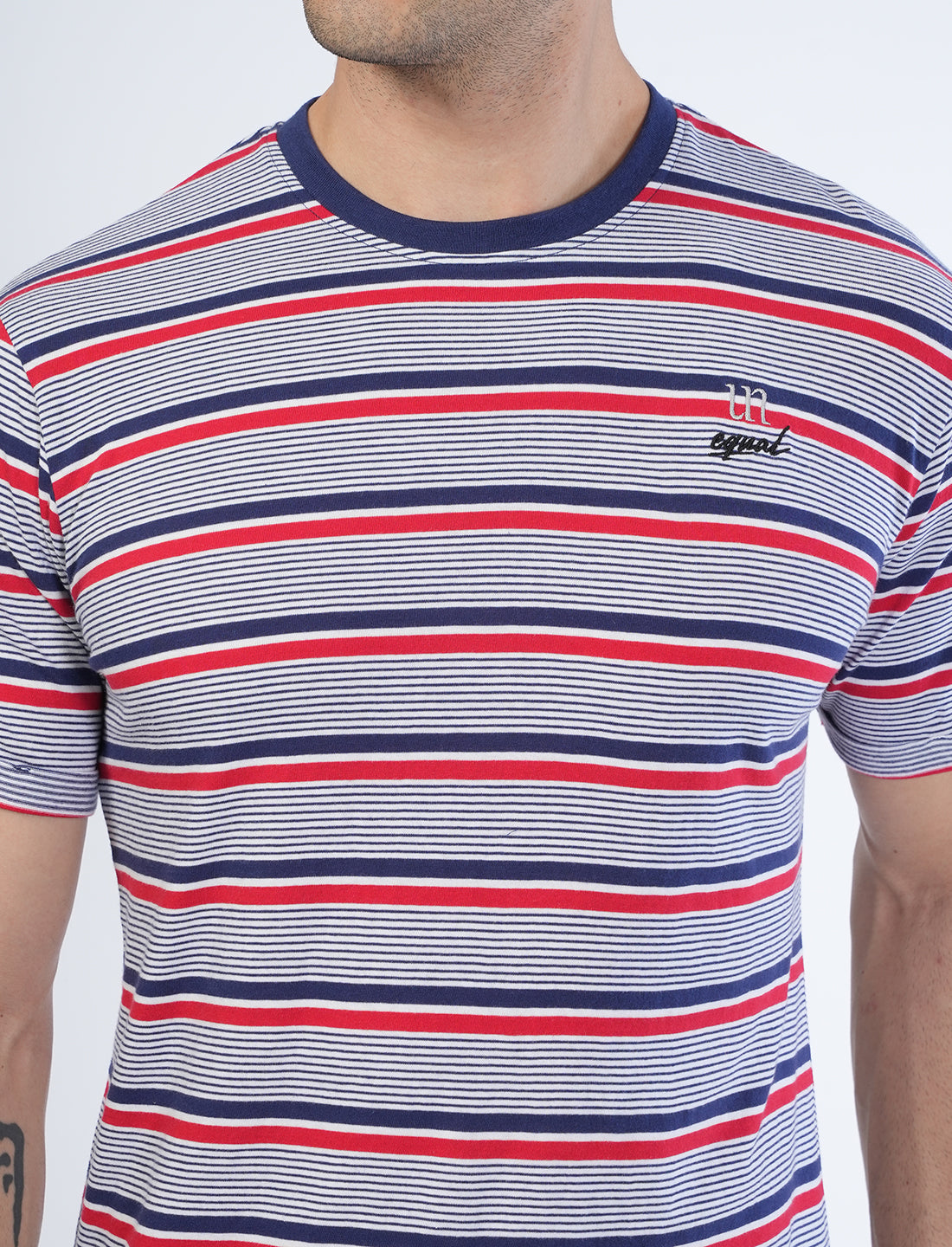 Men T-shirt - Striped - UN011