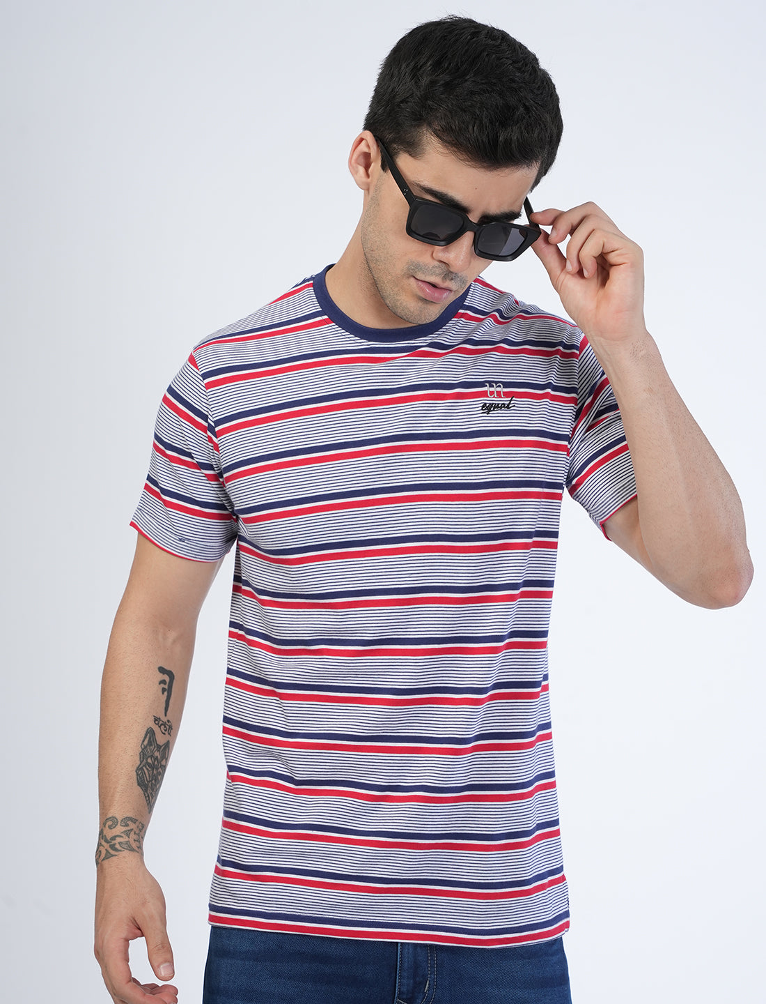 Men T-shirt - Striped - UN011