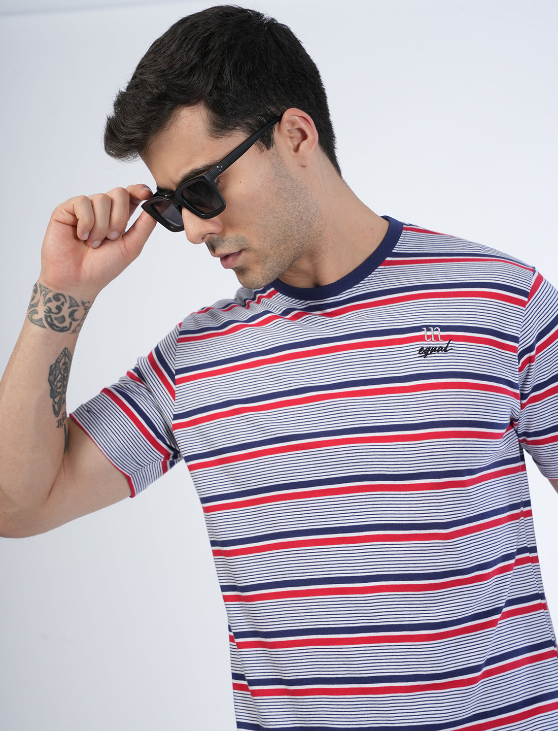 Men T-shirt - Striped - UN011