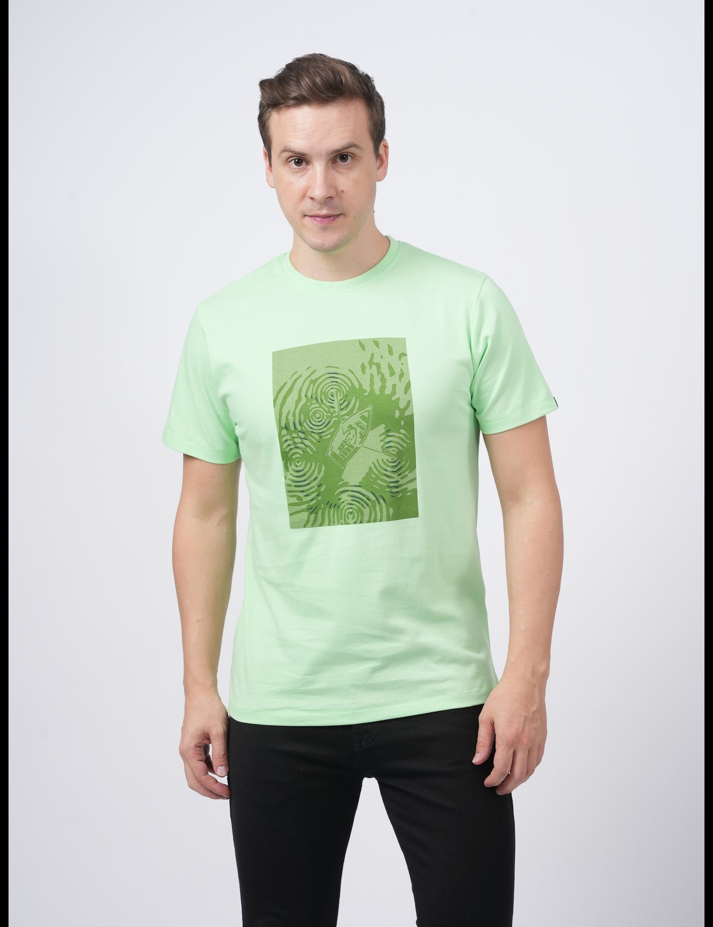 Men T-shirt - Patina green - UN012