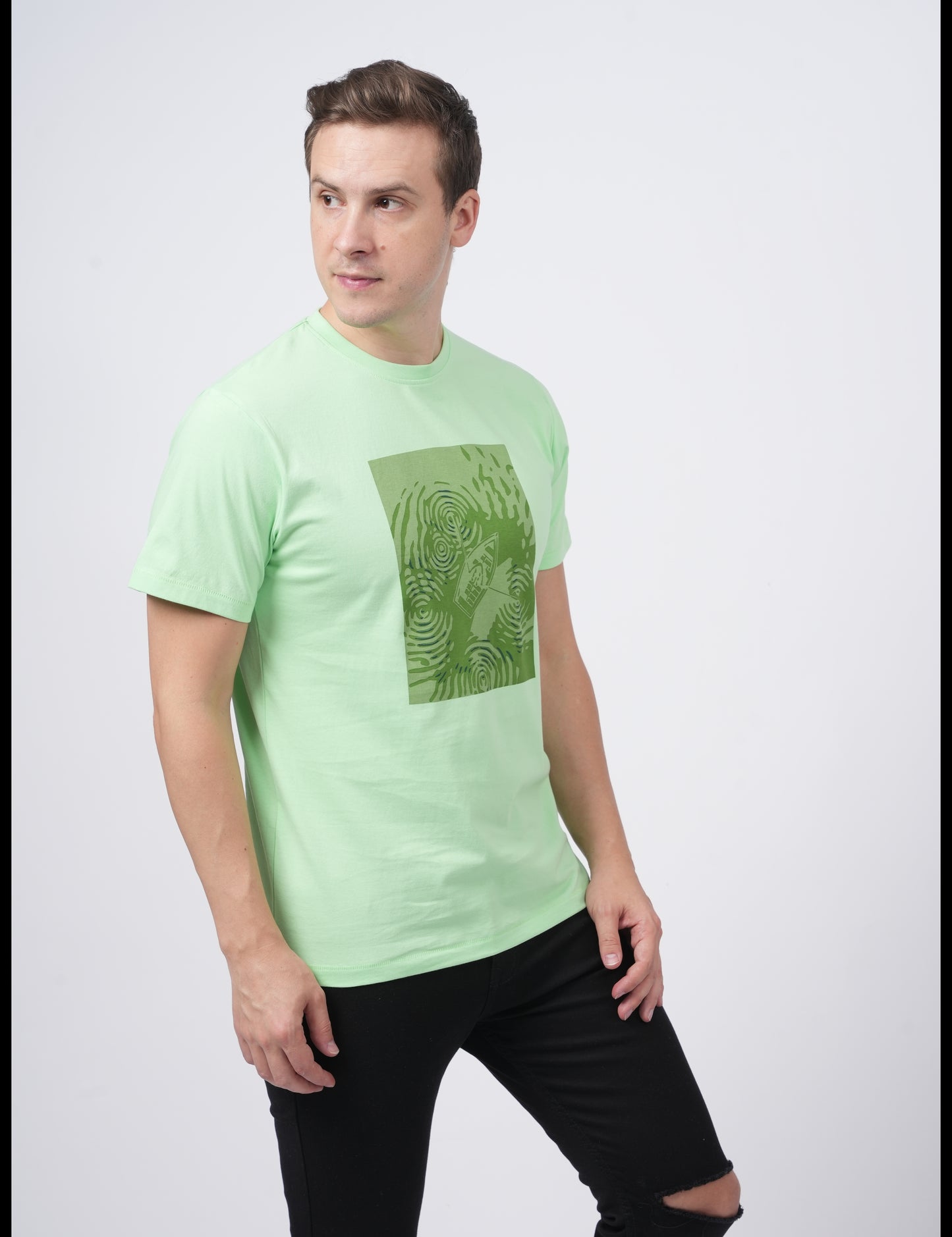 Men T-shirt - Patina green - UN012