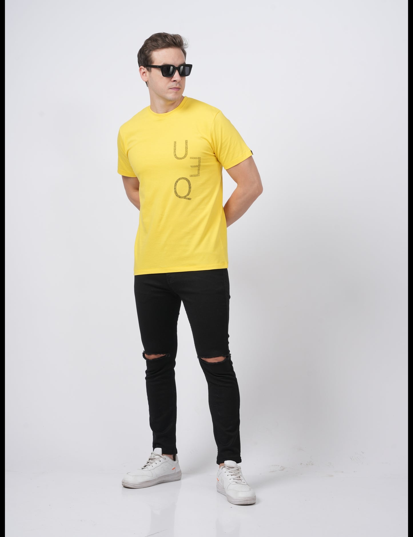 Men T-shirt - Yellow baloon - UN013