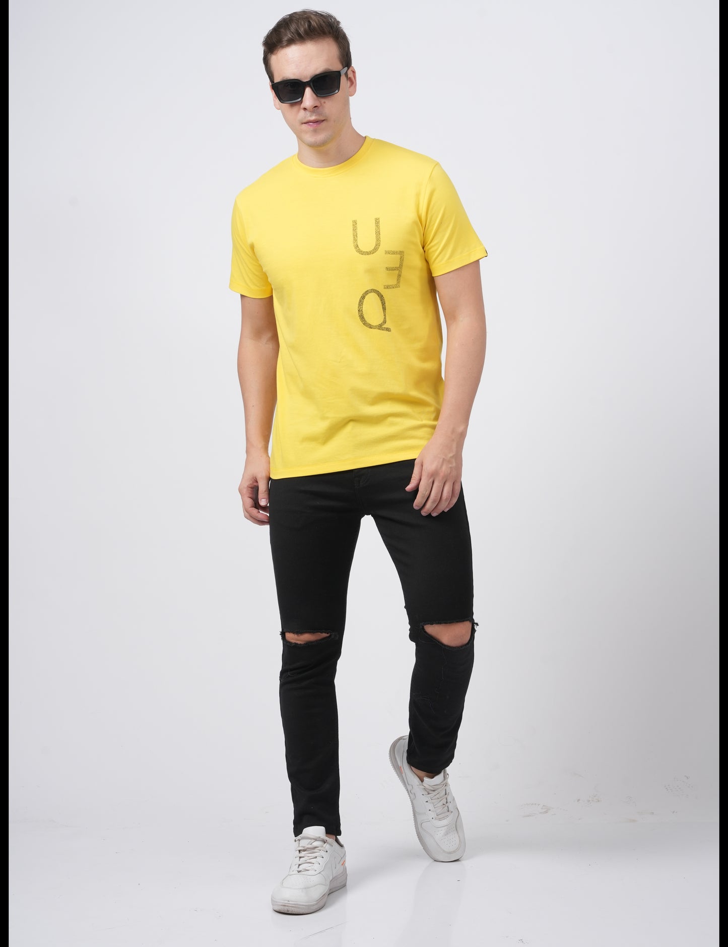 Men T-shirt - Yellow baloon - UN013