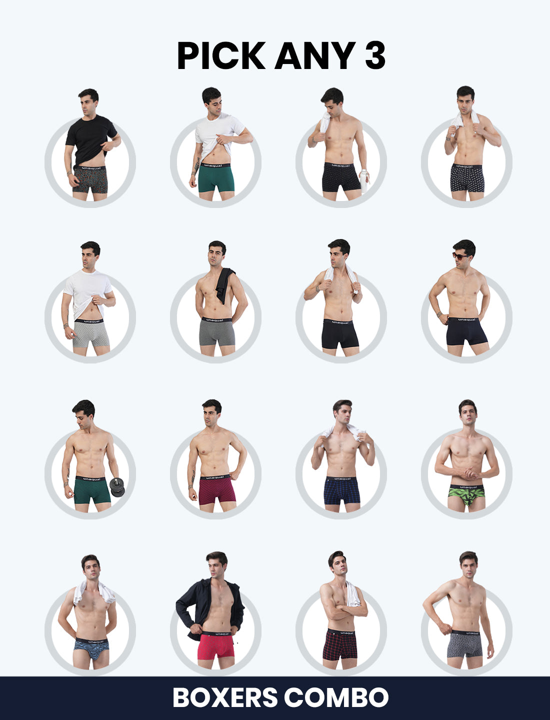Best Deal - Pick any 3 - Boxers