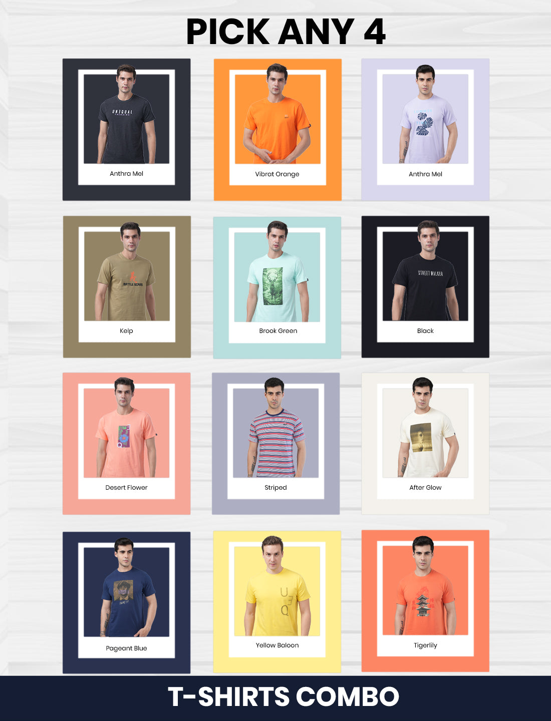 Best Deal - Pick any 4 - T-Shirt
