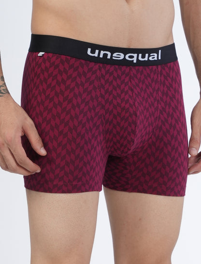 Men Trunks - Meroon AOP - UN023