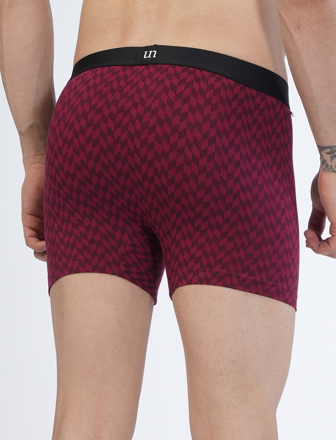 Men Trunks - Meroon AOP - UN023
