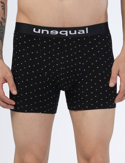 Men Trunks - Black AOP - UN017
